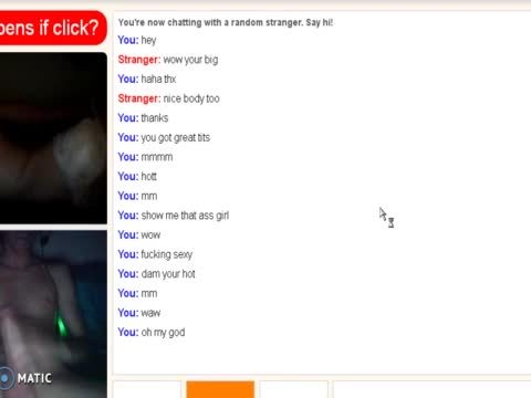 Girl on omegle flashing ass and tits