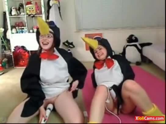 Teen Penguins On Cam