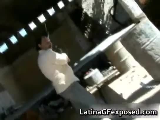 Latin gf slut posing