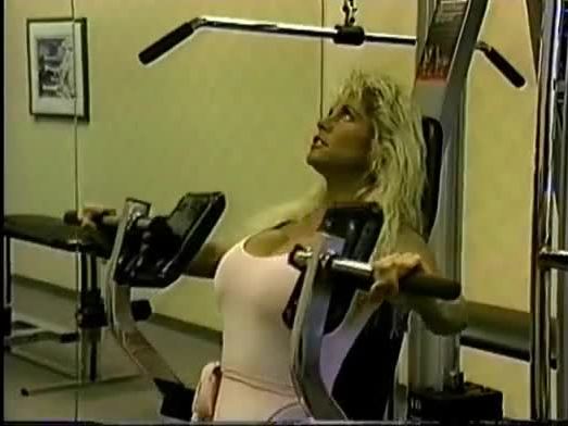 Beverlee Hills at the gym