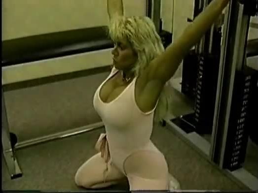 Beverlee Hills at the gym