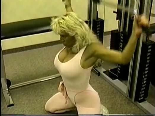 Beverlee Hills at the gym