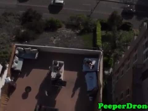 Voyeur uses a drone