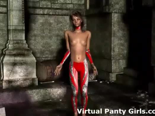 Virtual stripper girl dancing just for you