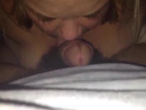 Fat blonde amatuer whore sucks another mans cock in her fiancees bed