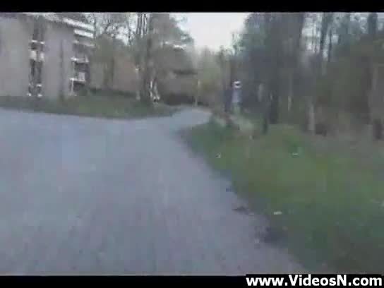 Street Hooker Fucked in Garden and Hotel