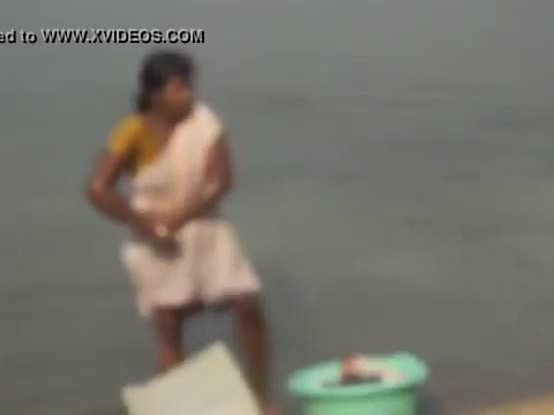 Women washing clothes