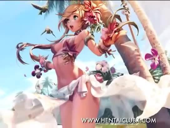 Sexy girls Sexy Anime Beach Girlswmv