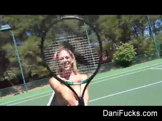 Topless Tennis Fun