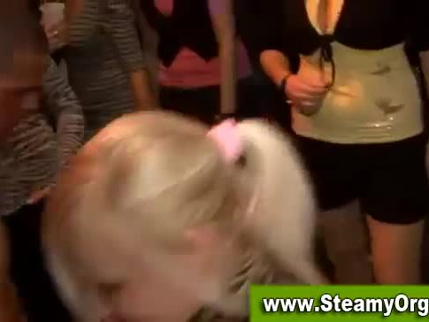 Cfnm amateur party girls sucking cock