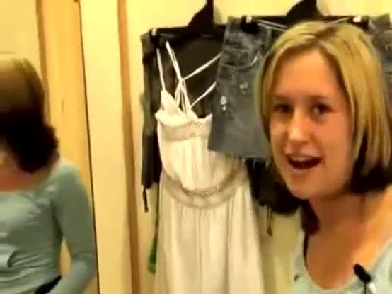 Girl Bates in Changing Room